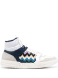 Missoni zigzag hi-top sneakers - White