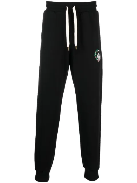 Casablanca pantalon de jogging à logo brodé