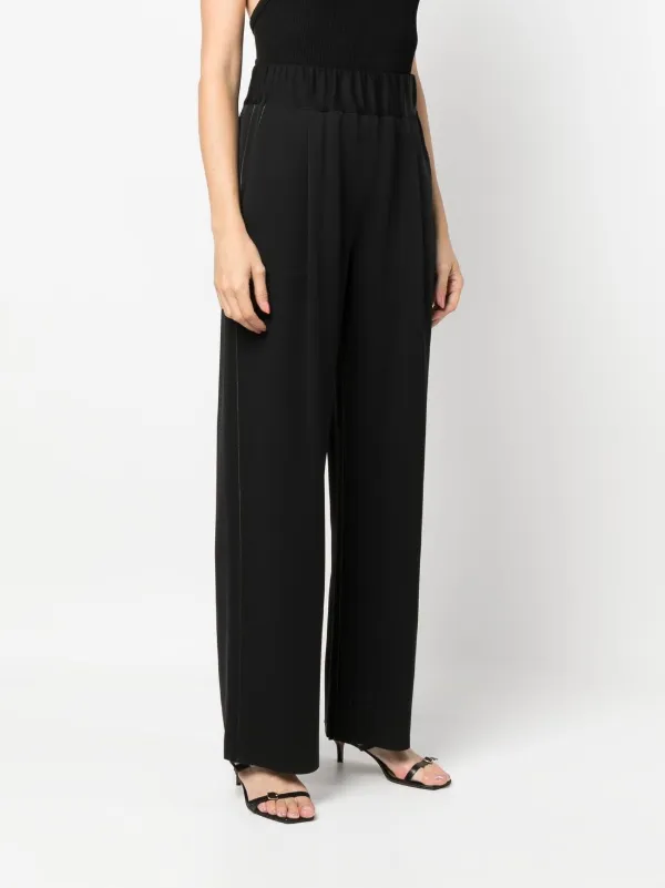 Giorgio Armani Women s Wide Leg Silk Trousers