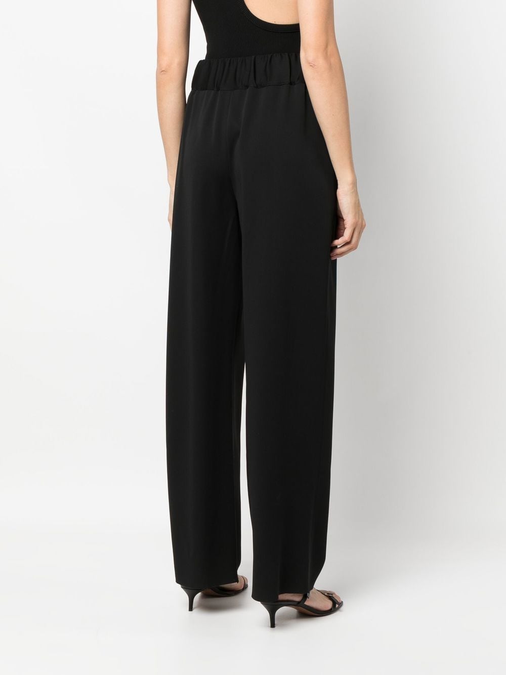 Giorgio Armani wide-leg Silk Trousers - Farfetch