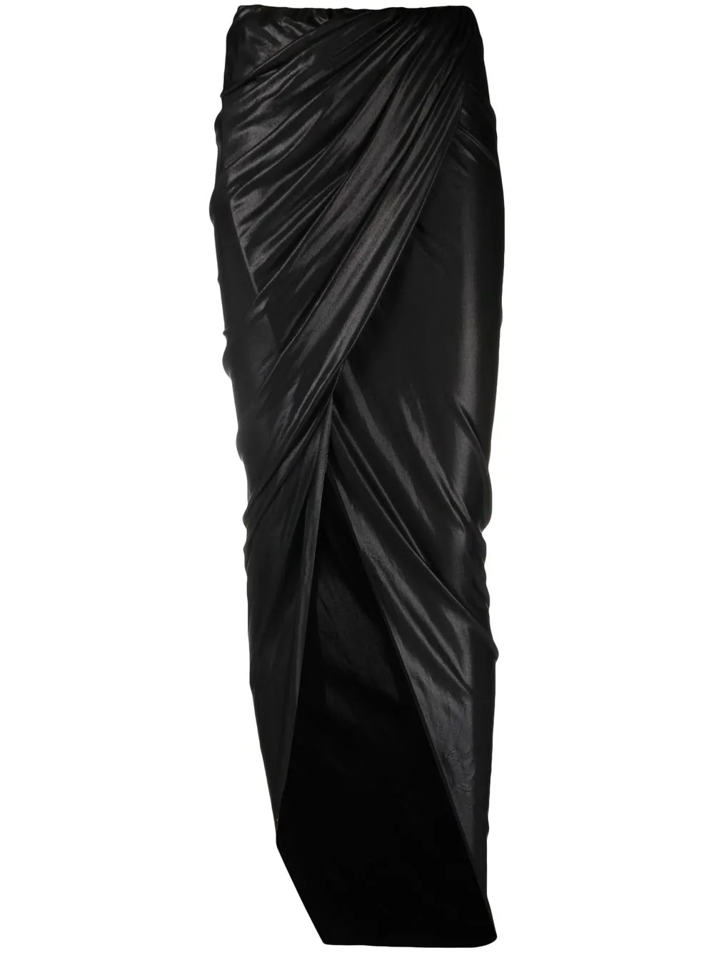 

Rick Owens Lilies asymmetric wrap-style skirt - Black