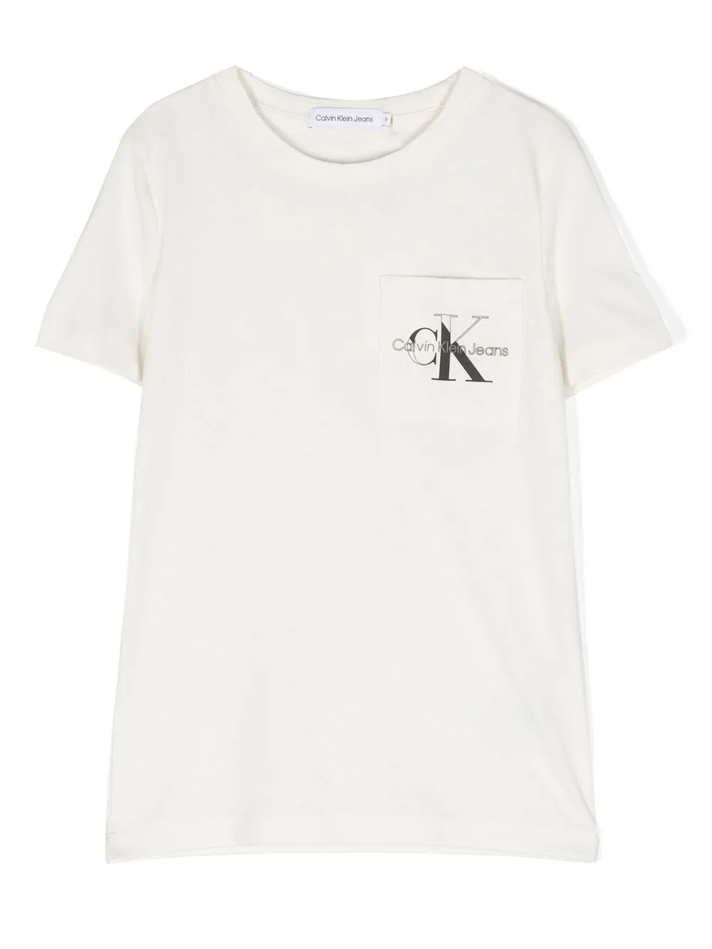 

Calvin Klein Kids playera con logo estampado - Neutro