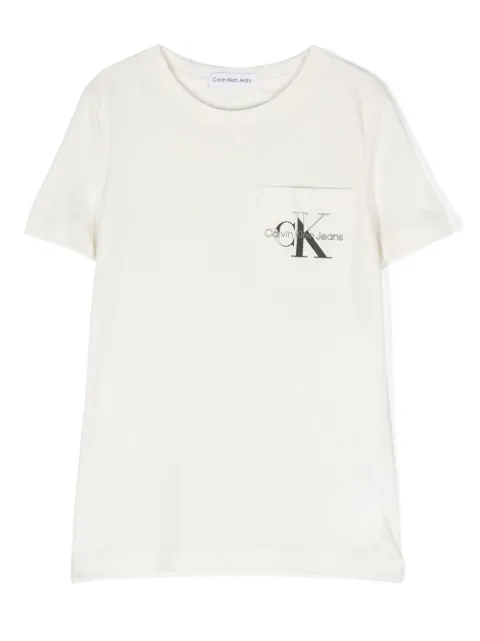 Calvin Klein Kids تيشيرت بطبعة شعار الماركة