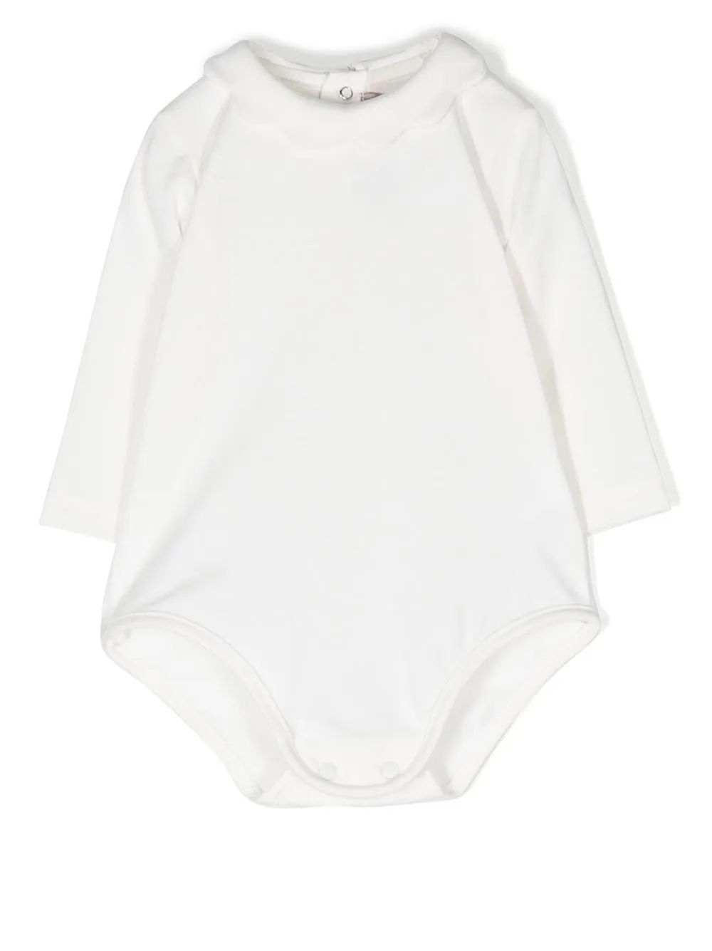 

La Stupenderia scallop-collar bodysuit - White