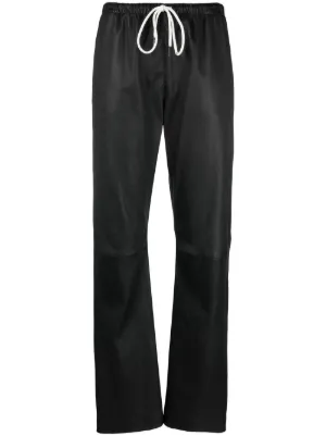 Farfetch Abbigliamento Pantaloni e jeans Pantaloni Pantaloni chinos Pantaloni a vita alta Nero 