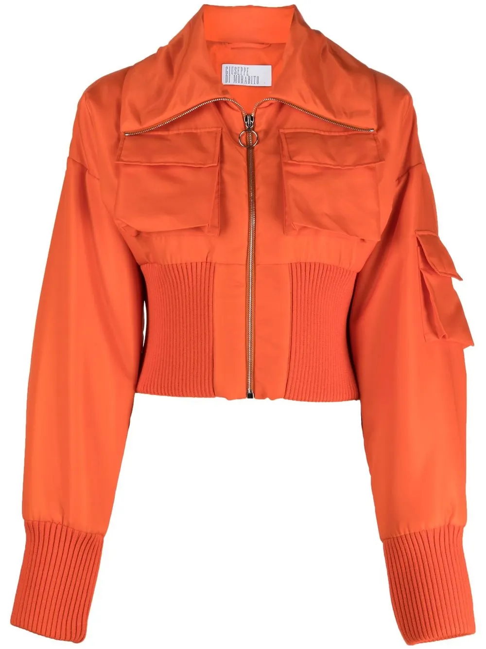 

Giuseppe Di Morabito fitted-waist bomber jacket - Orange