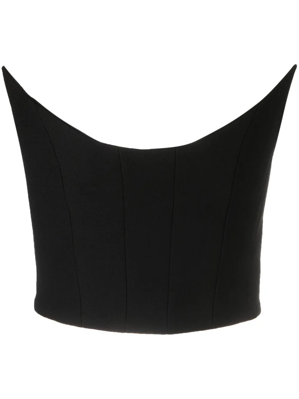 

Mônot curved corset top - Black