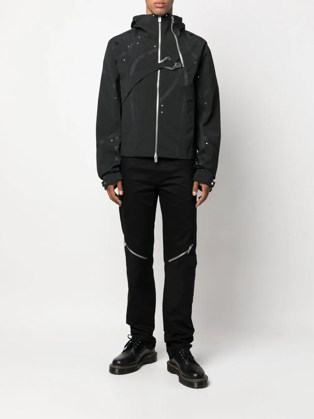 HELIOT EMIL zip-up Hooded Jacket - Farfetch