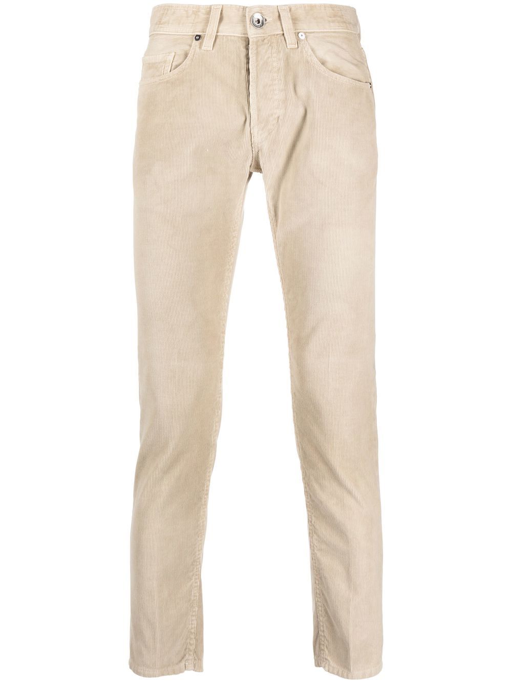 

Eleventy corduroy straight-leg trousers - Neutrals