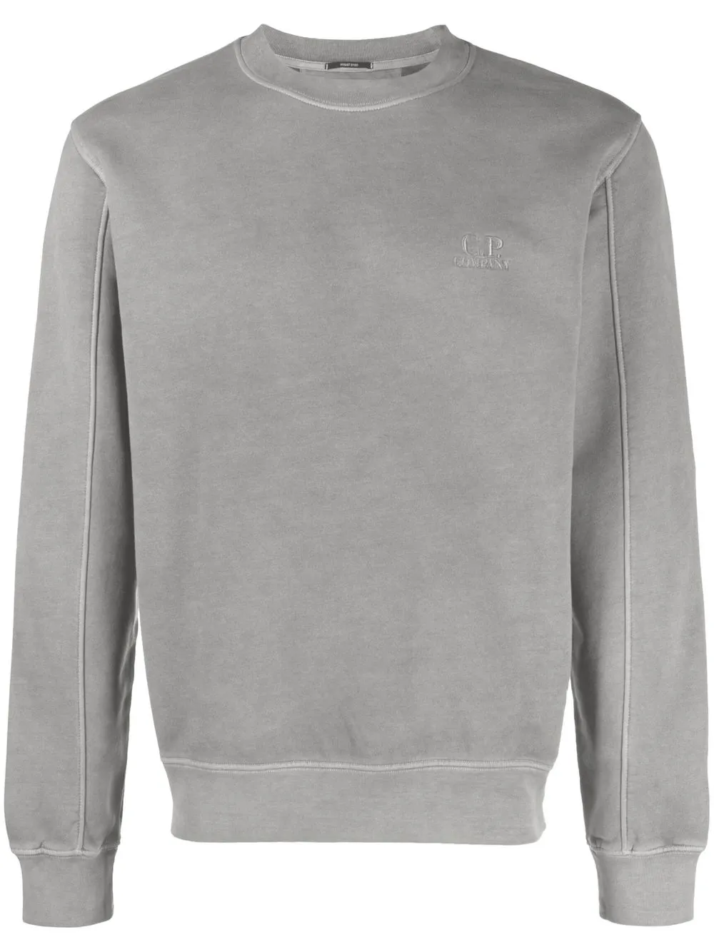 

C.P. Company sudadera con logo bordado - Gris