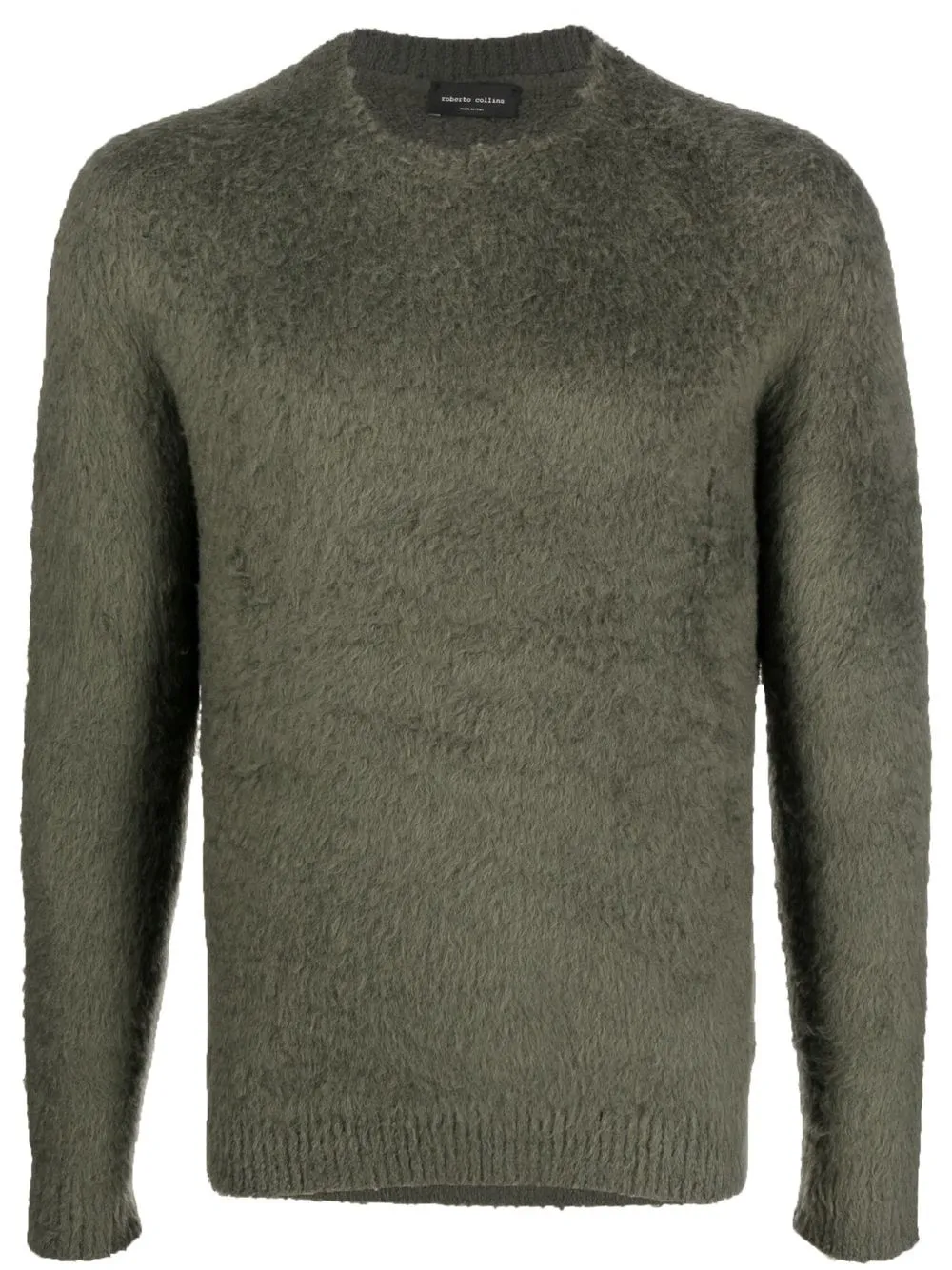 

Roberto Collina textured crew-neck jumper - Green