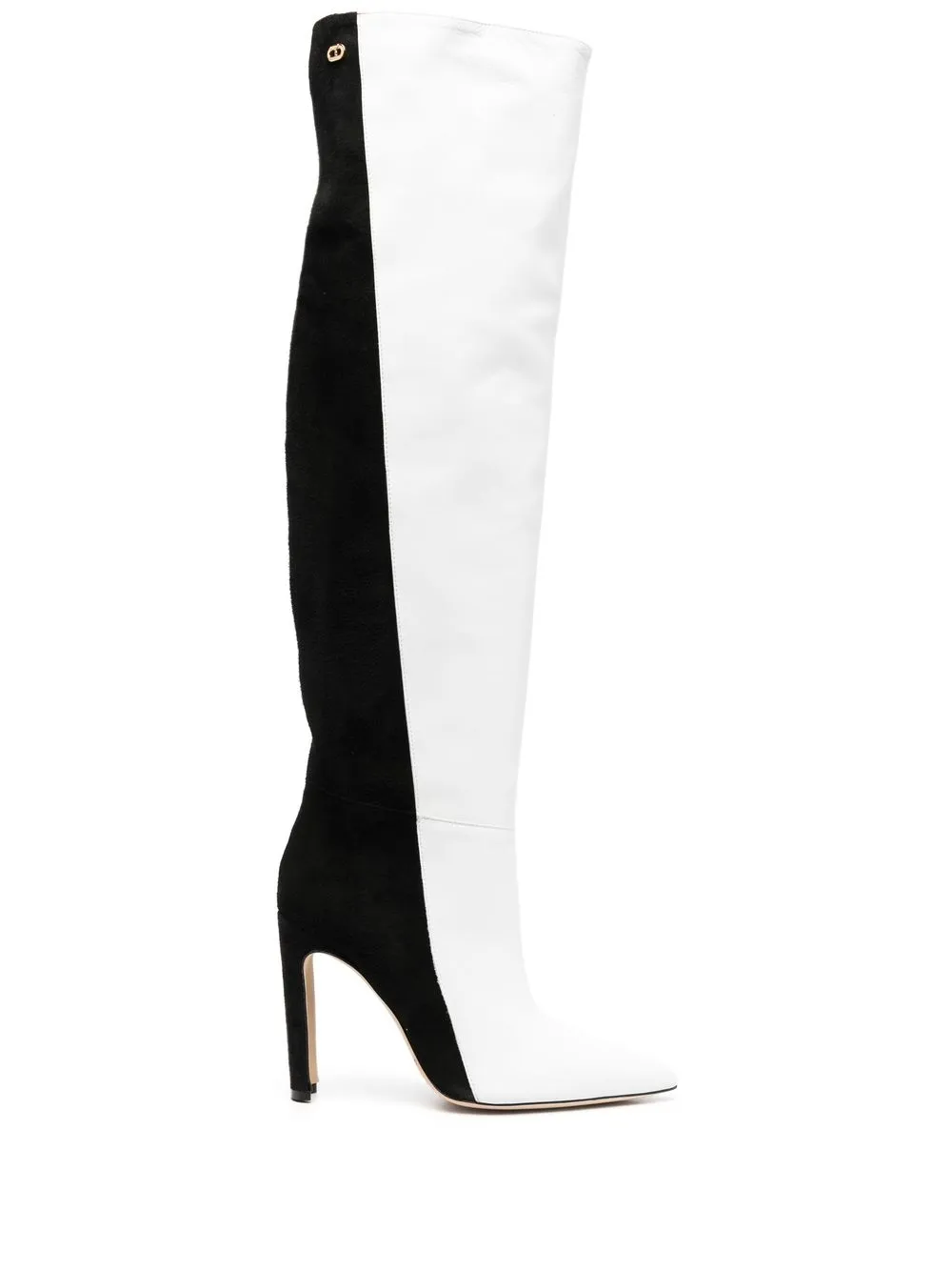 

Dee Ocleppo Alexandra two-tone knee-high boots - Black