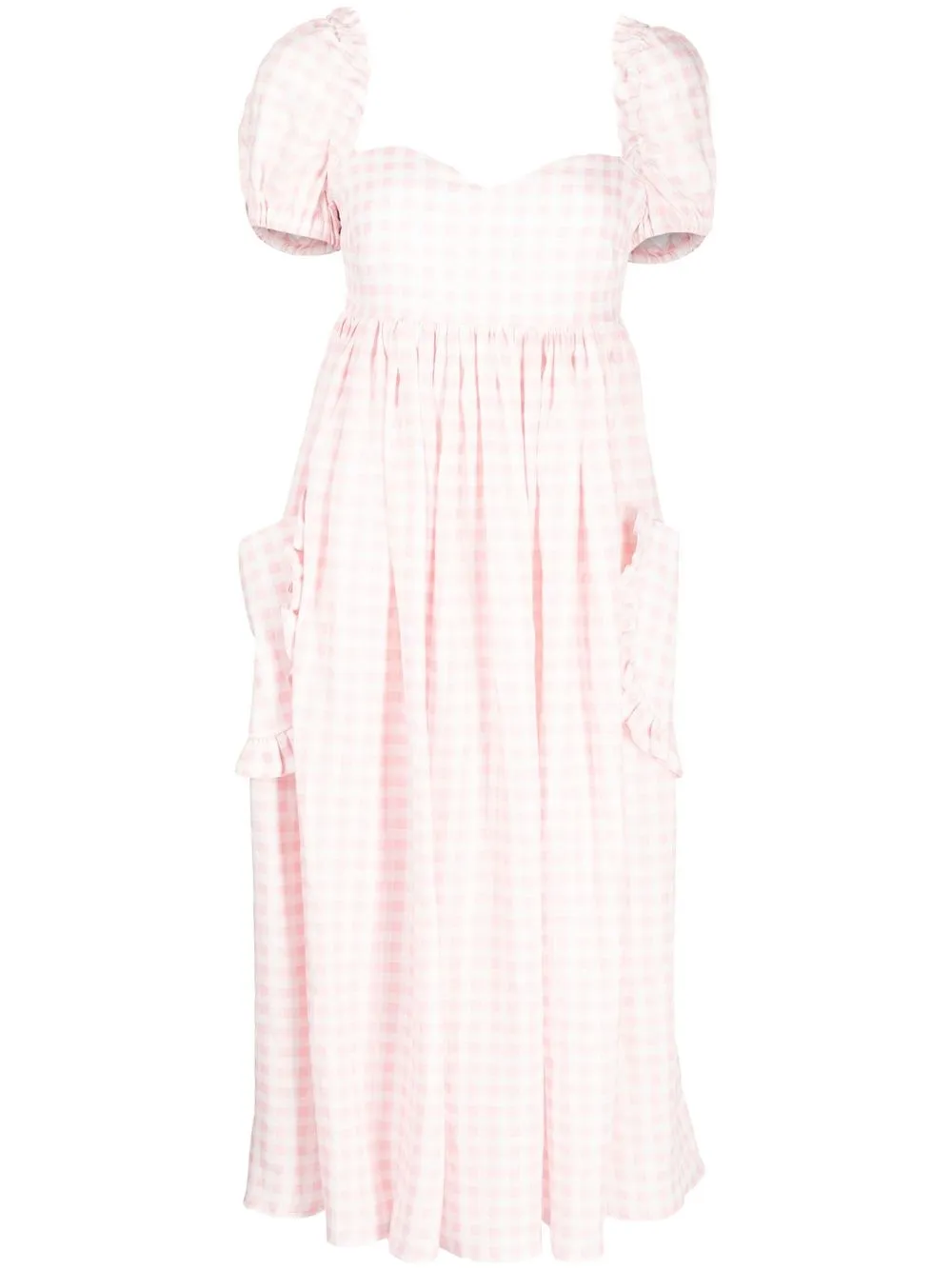 

Sleeper gingham-check dress - Pink