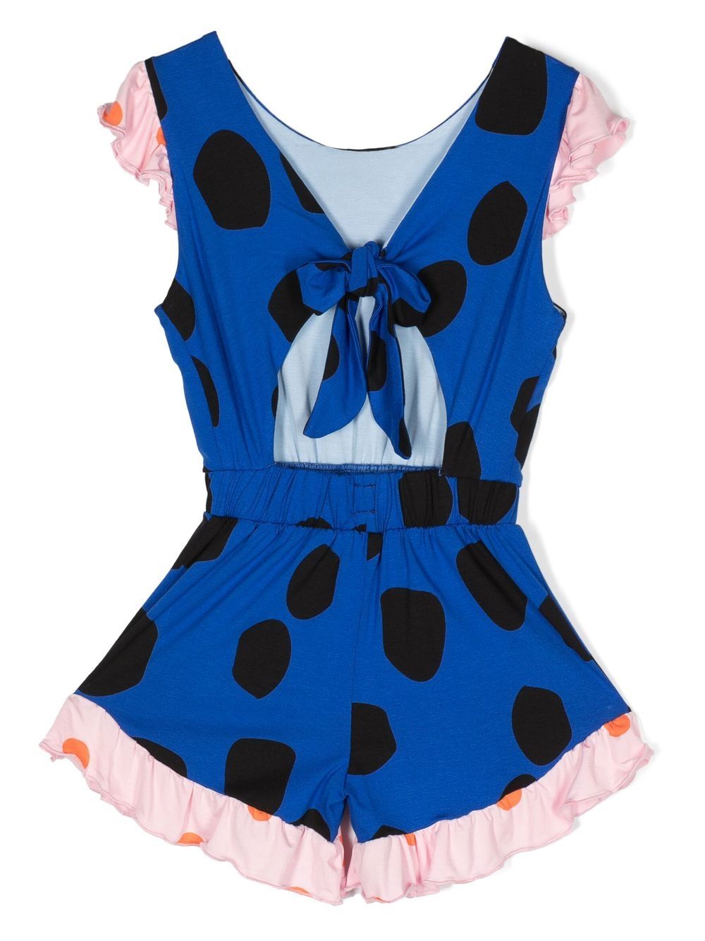 Shop Wauw Capow By Bangbang Columbia Spot-print Playsuit In Blue