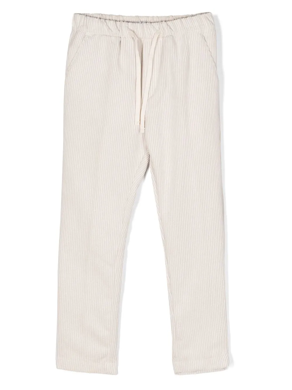 

Paolo Pecora Kids straight-leg corduroy trousers - Neutrals