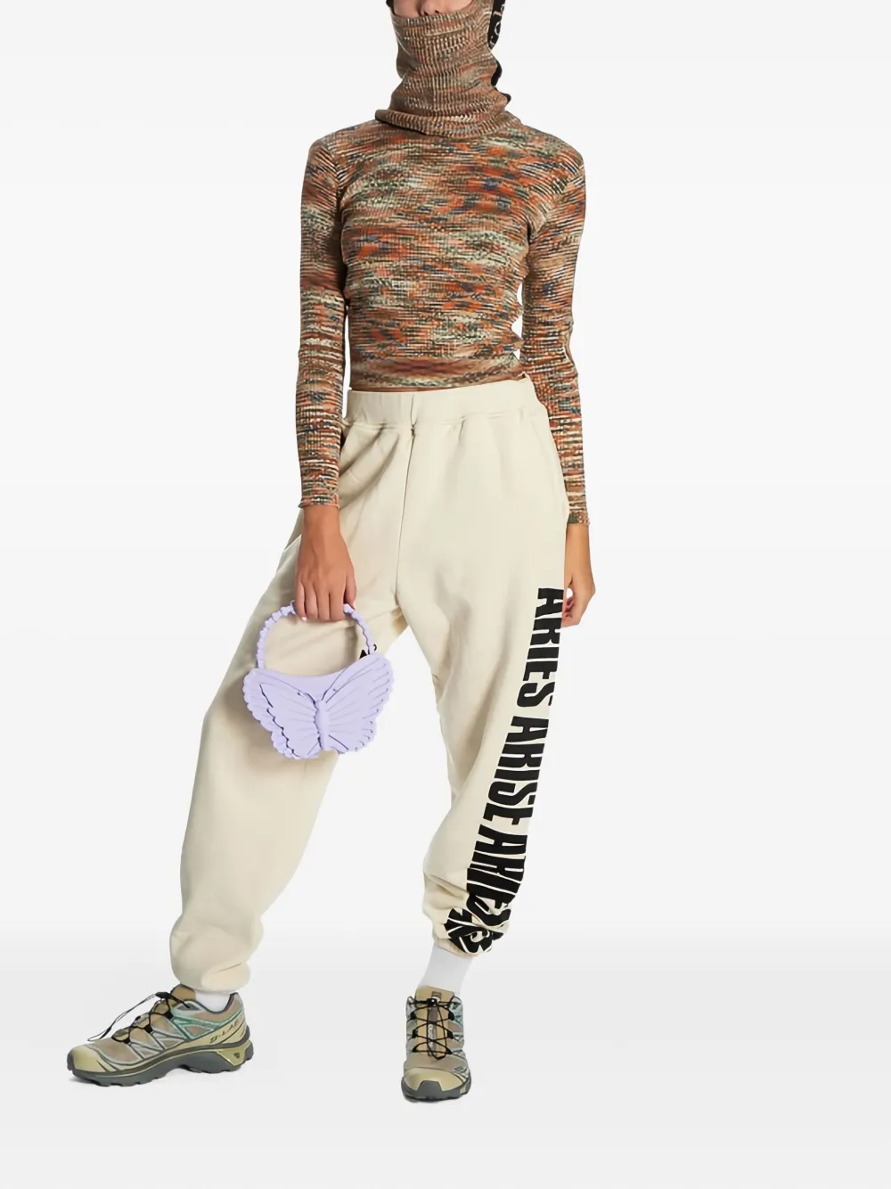 Aries cotton track pants - Beige