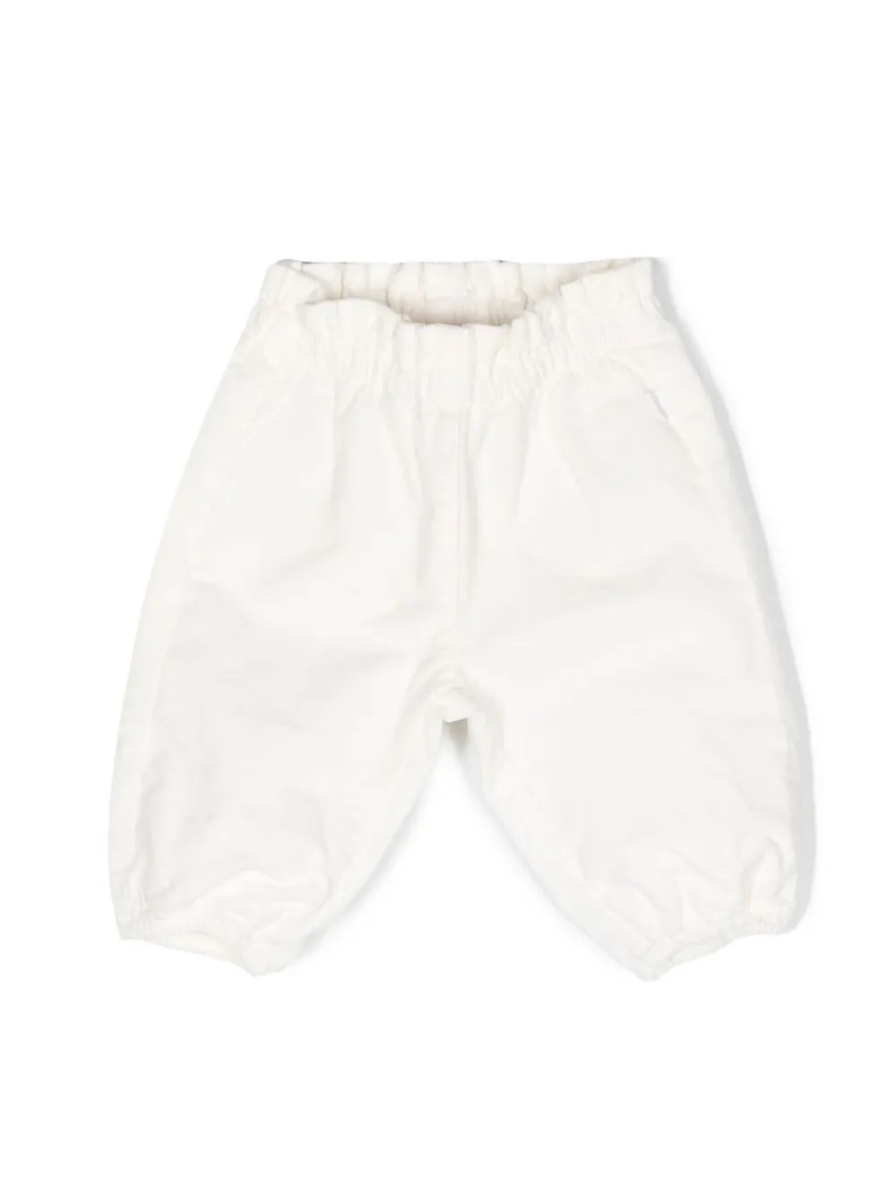 

Il Gufo pantalones con cintura paperbag - Blanco