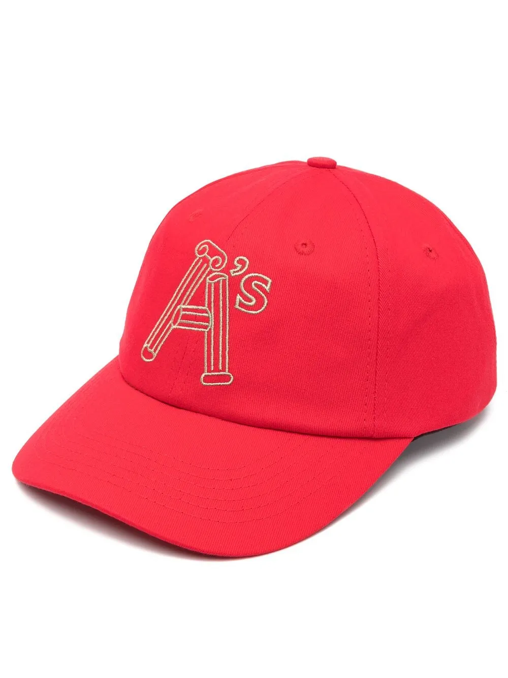 

Aries embroidered-logo baseball cap