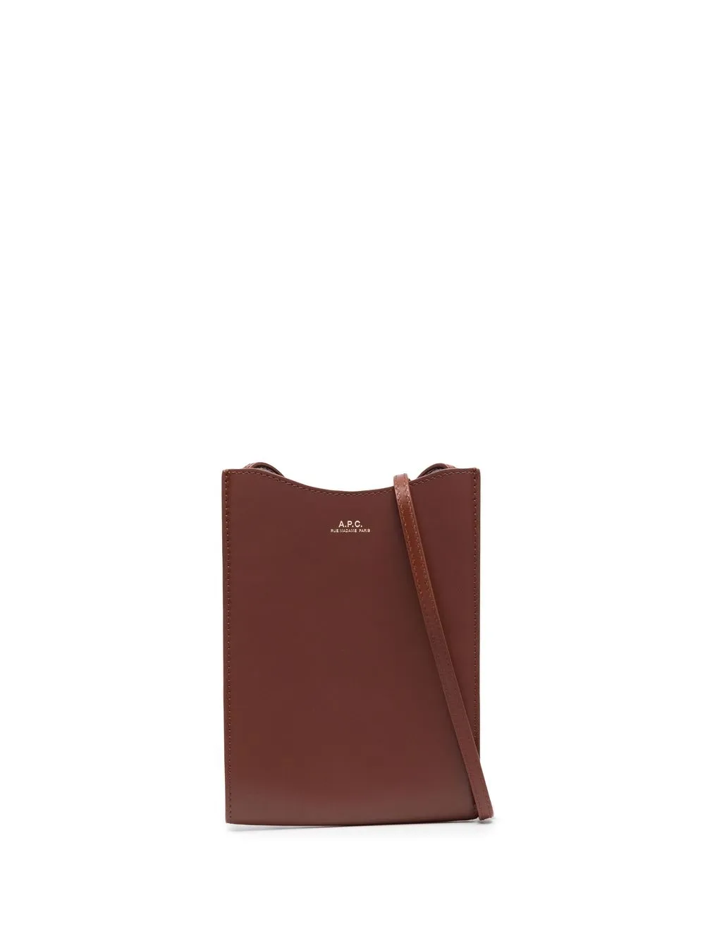 

A.P.C. Jamie neck cross-body bag - Brown