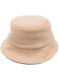 FENDI felted wool-silk bucket hat - Neutrals