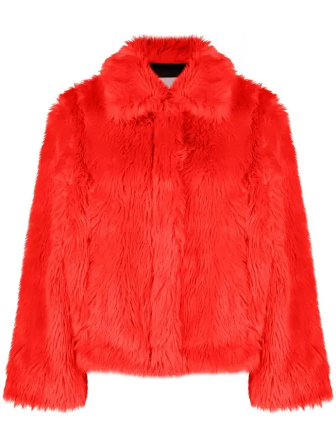 MSGM faux-fur jacket