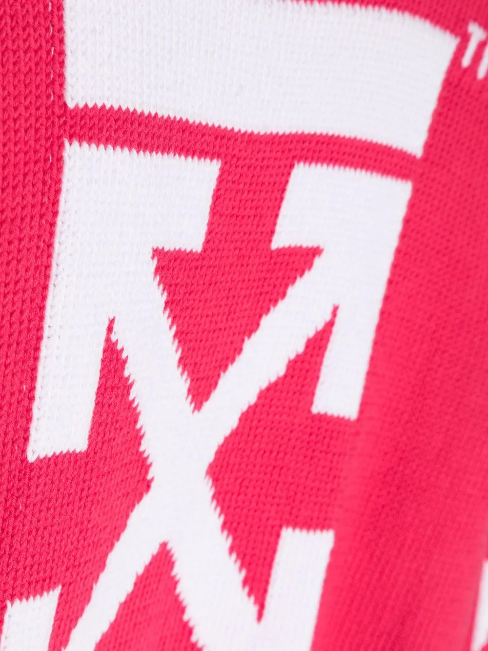  Off-white Kids Arrows-print Long-sleeved T-shirt Dress - Pink 