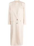 Giuseppe Di Morabito long wool coat - Neutrals
