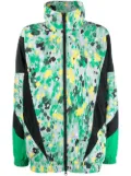 adidas by Stella McCartney speckled zip-up track jacket - Green