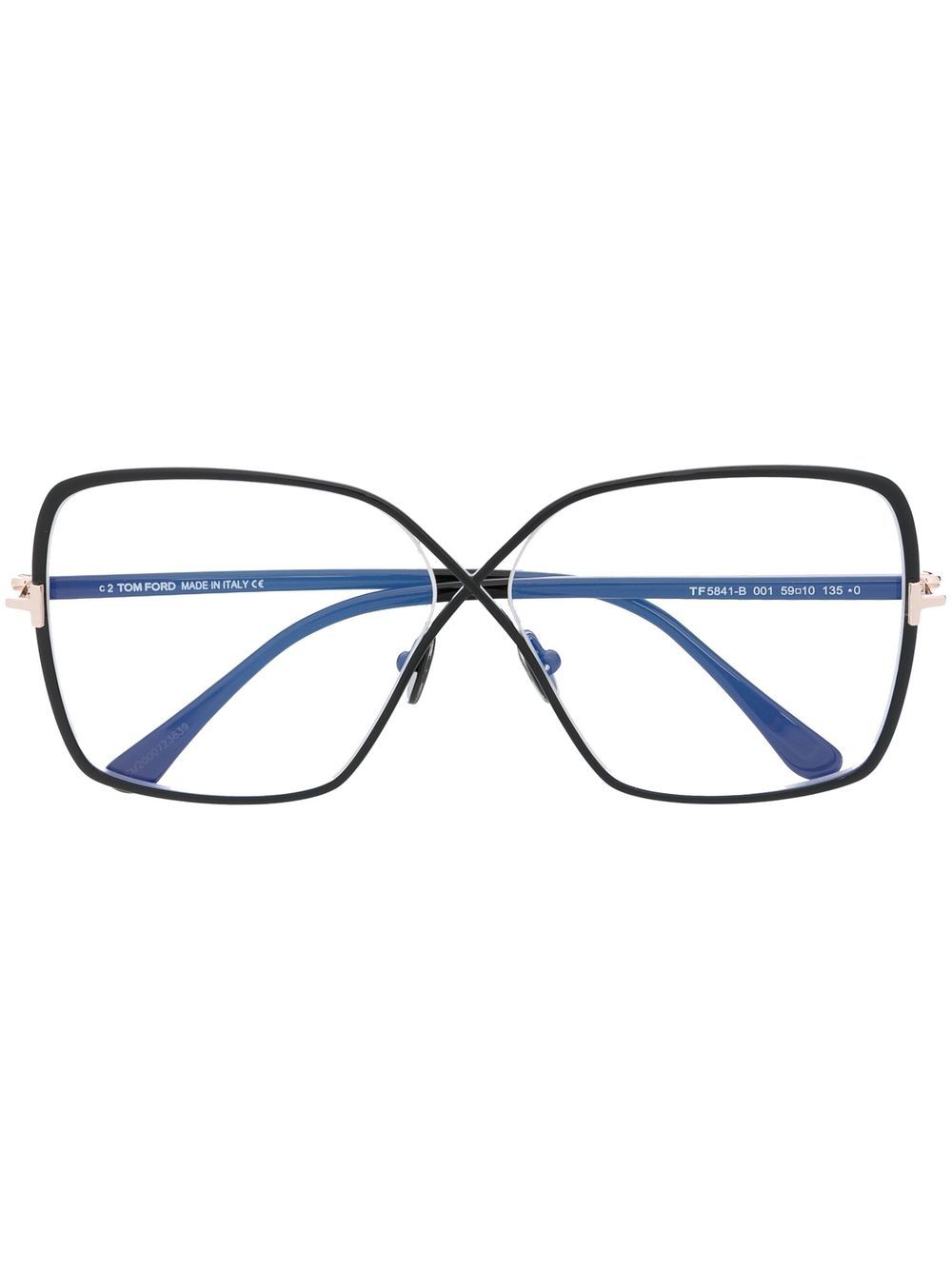 TOM FORD Eyewear square-frame glasses - Black