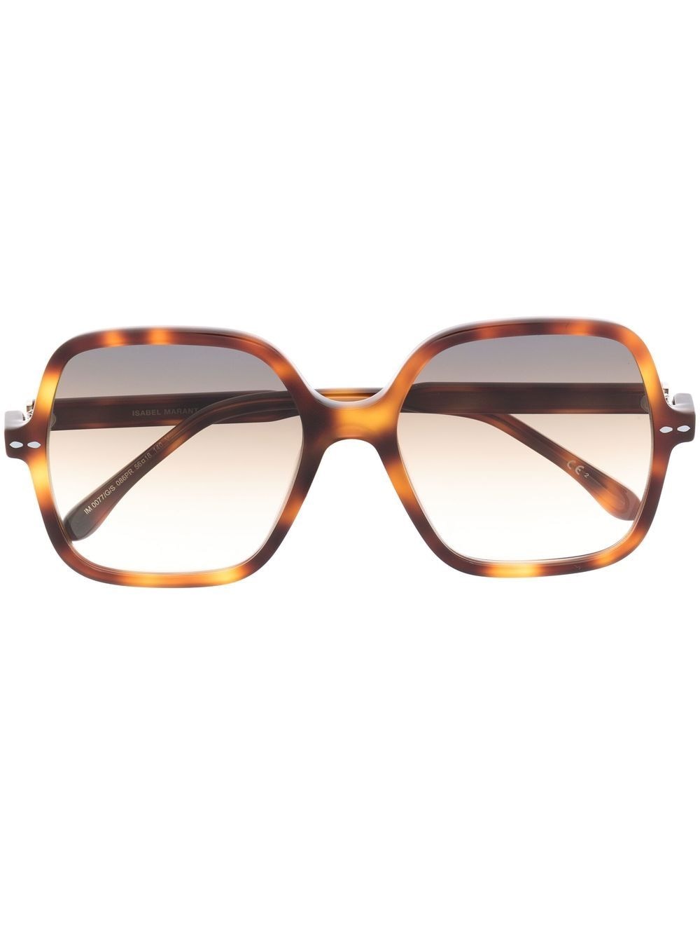 Isabel Marant Eyewear IM0077/G/S oversized sunglasses - Brown