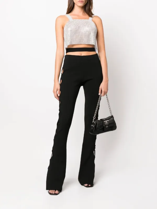 パンツ ANDREADAMO Ribbed flared trousers (ADPS23PA09947473 0473) 19108918_41825026_600.jpg