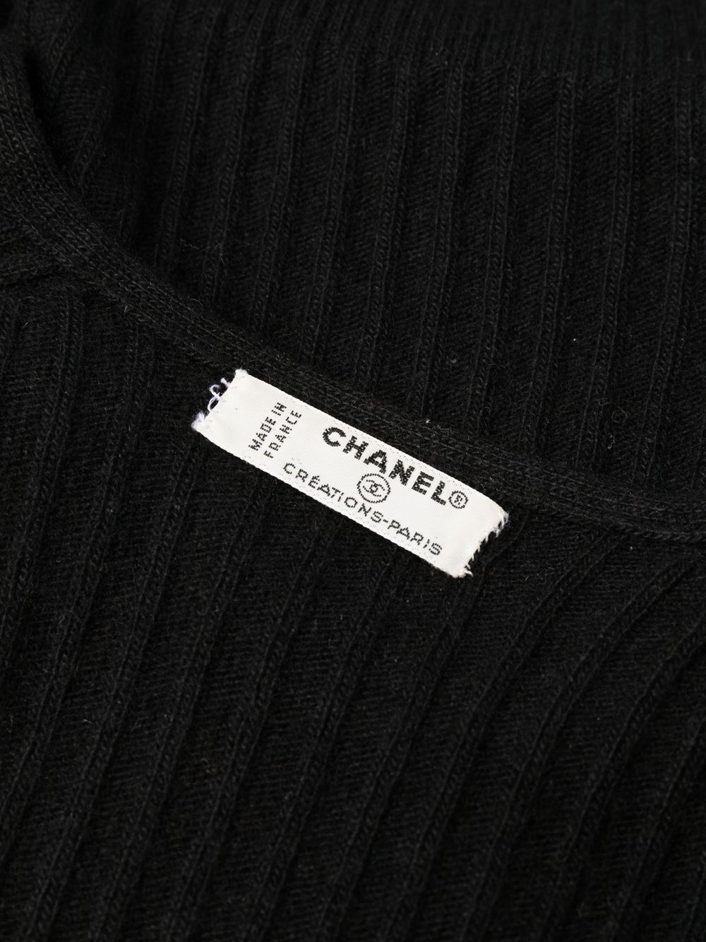 CHANEL 1990s tie-detailed cashmere top Women