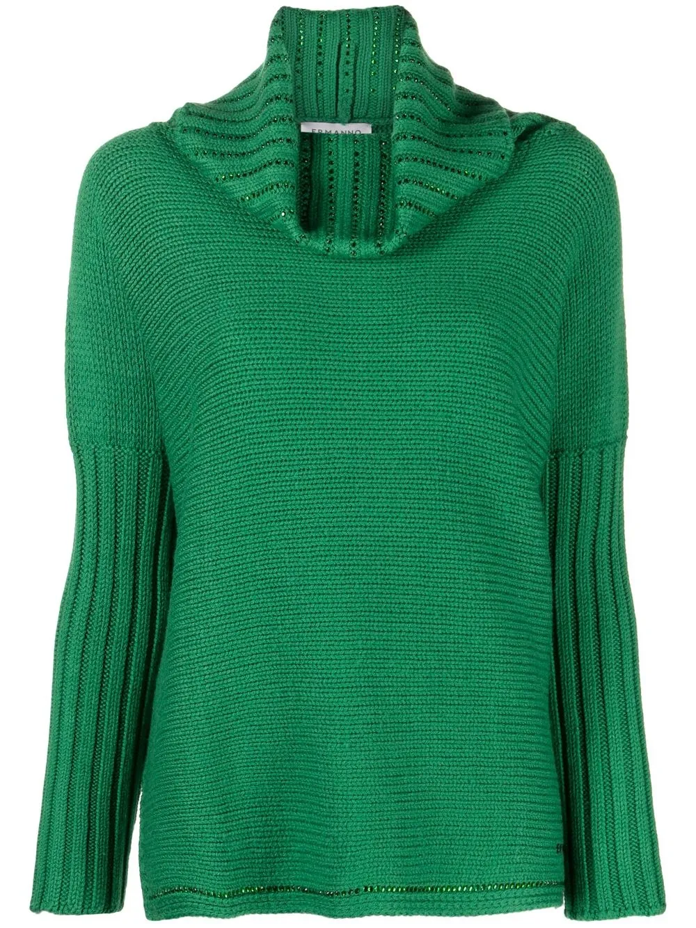 

Ermanno Ermanno suéter con cuello vuelto - Verde