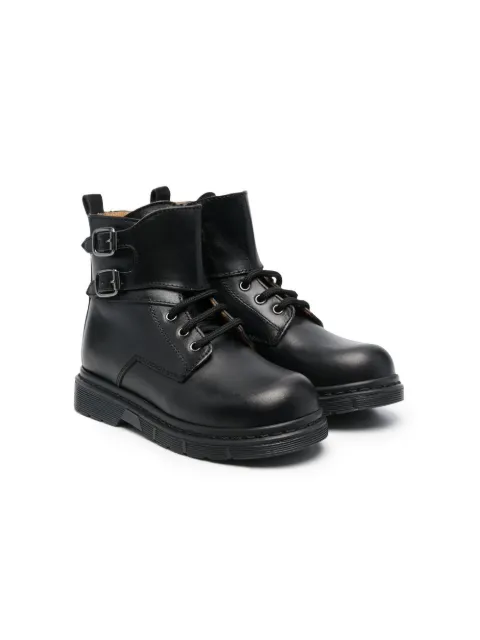 Gallucci Kids lace-up leather ankle boots 