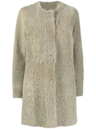 Kenneth cole hotsell faux shearling coat