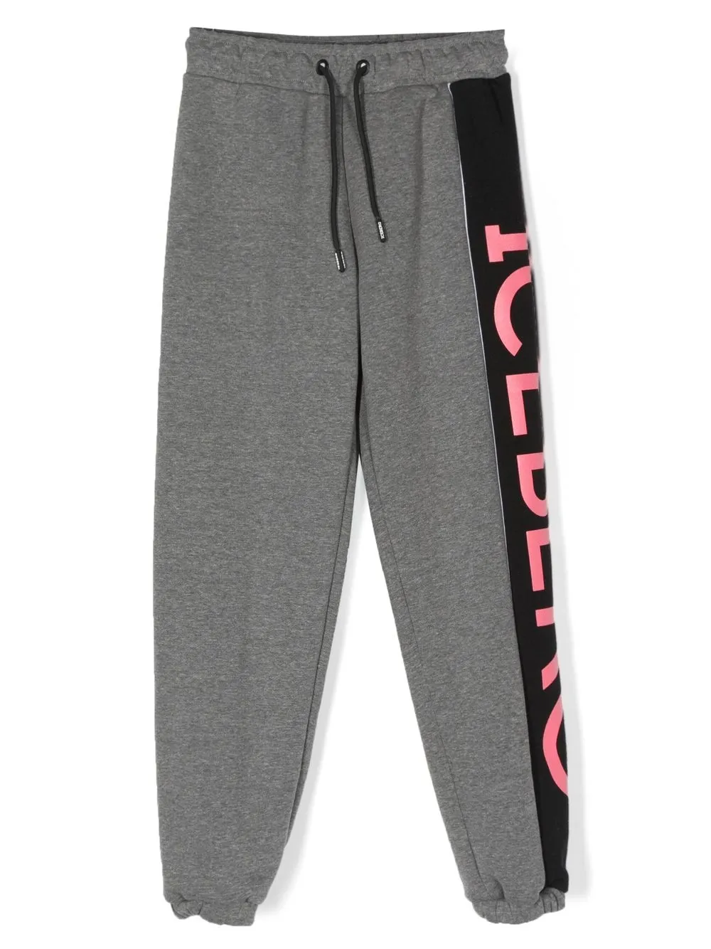 

Iceberg Kids logo-print drawstring track pants - Grey