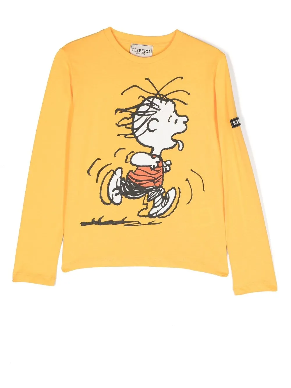 

Iceberg Kids graphic-print crew neck sweatshirt - Yellow