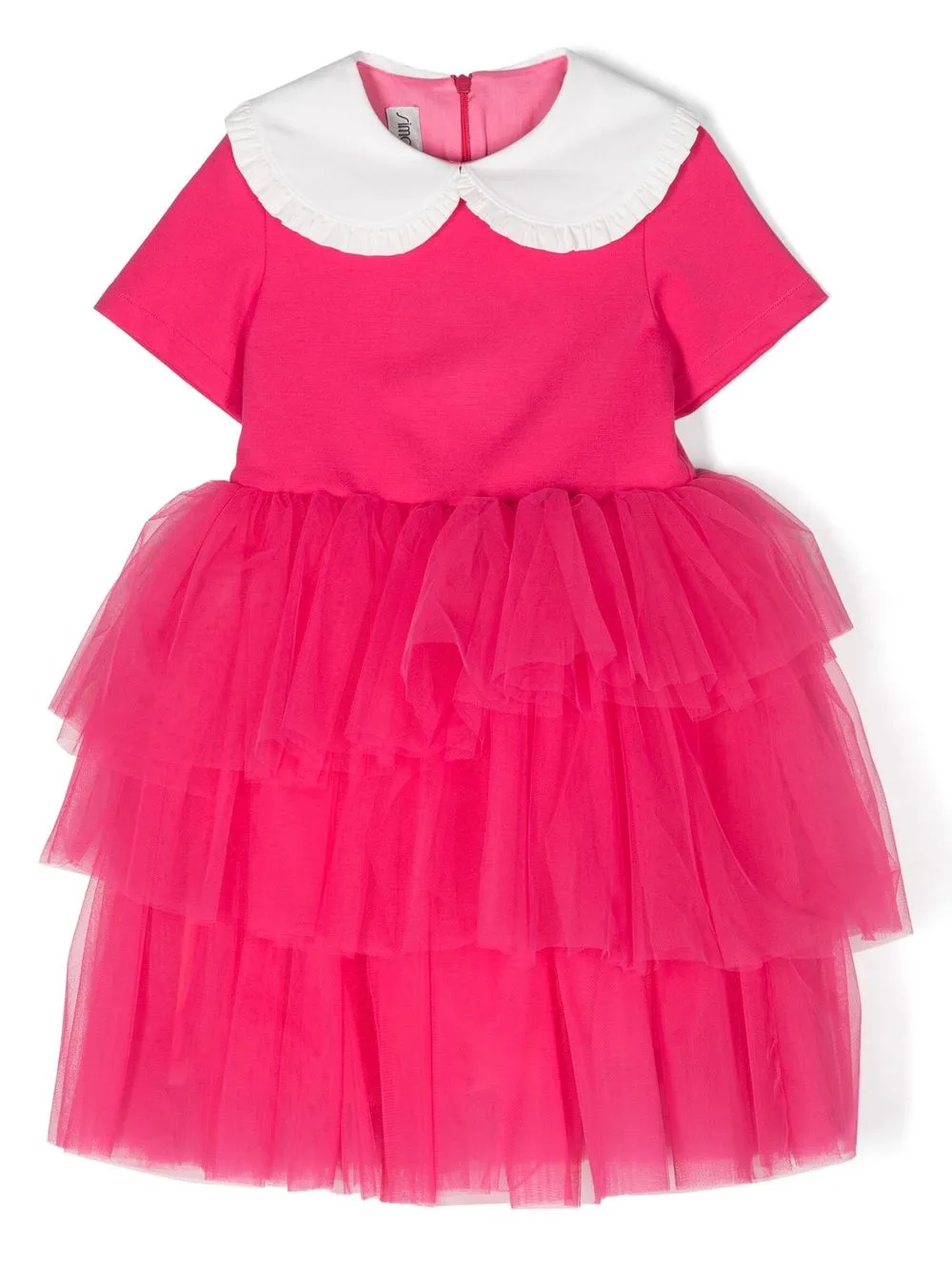 

Simonetta vestido estilo tutú a capas escalonadas - Rosado