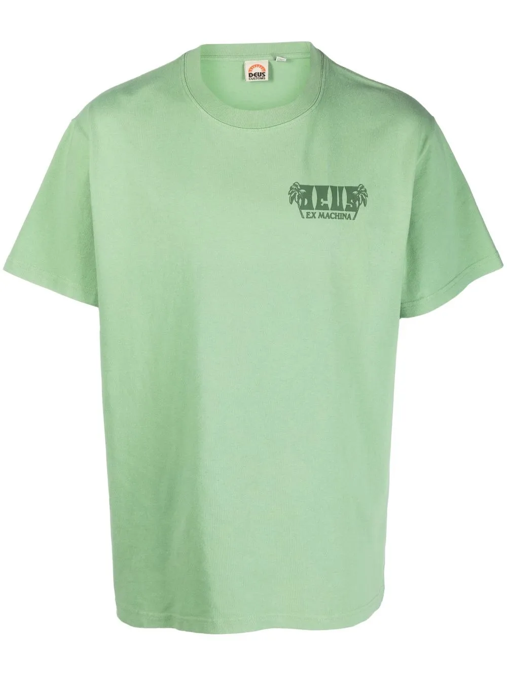

Deus Ex Machina organic-cotton graphic-print T-shirt - Green
