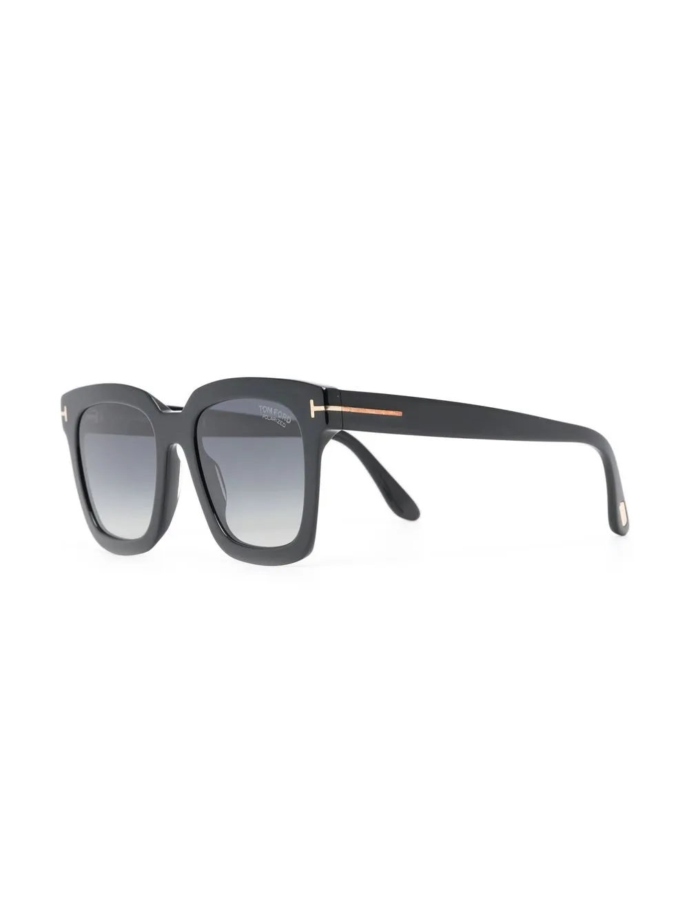 TOM FORD Eyewear Zonnebril met wayfarer montuur - Zwart