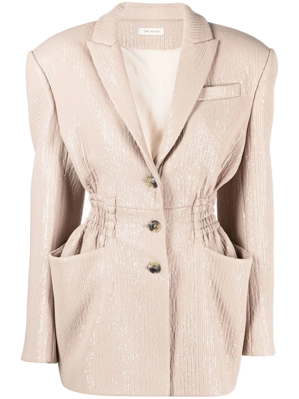 

The Mannei sequin-embellished blazer - Neutrals