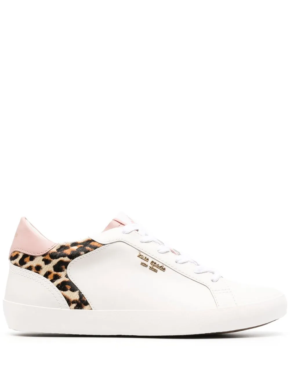 

Kate Spade leopard-print logo-plaque sneakers - Neutrals