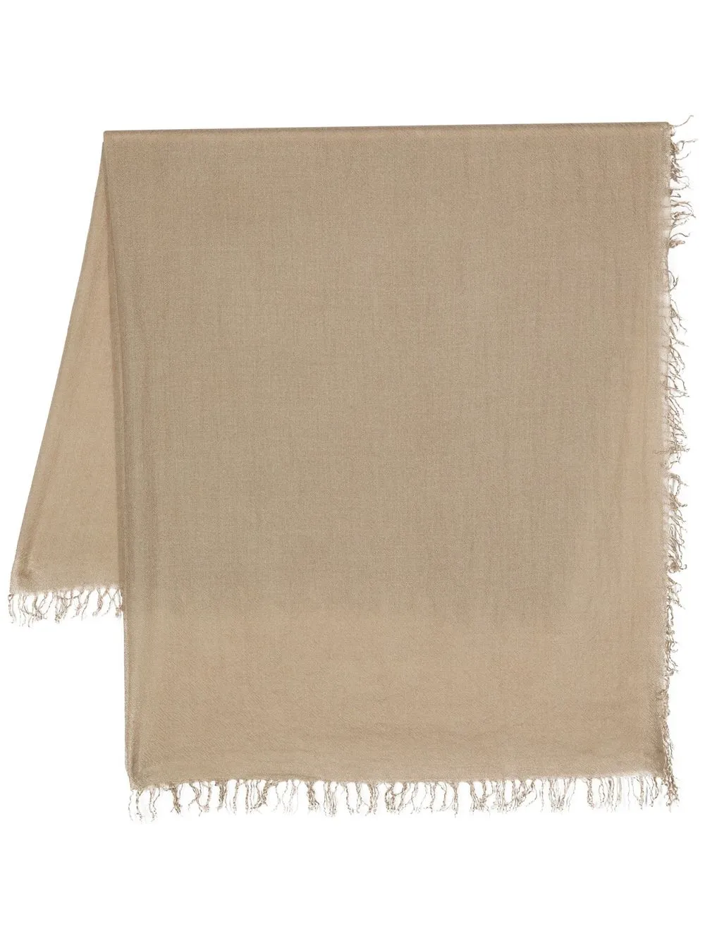 

Faliero Sarti Lolita frayed-edge scarf - Neutrals