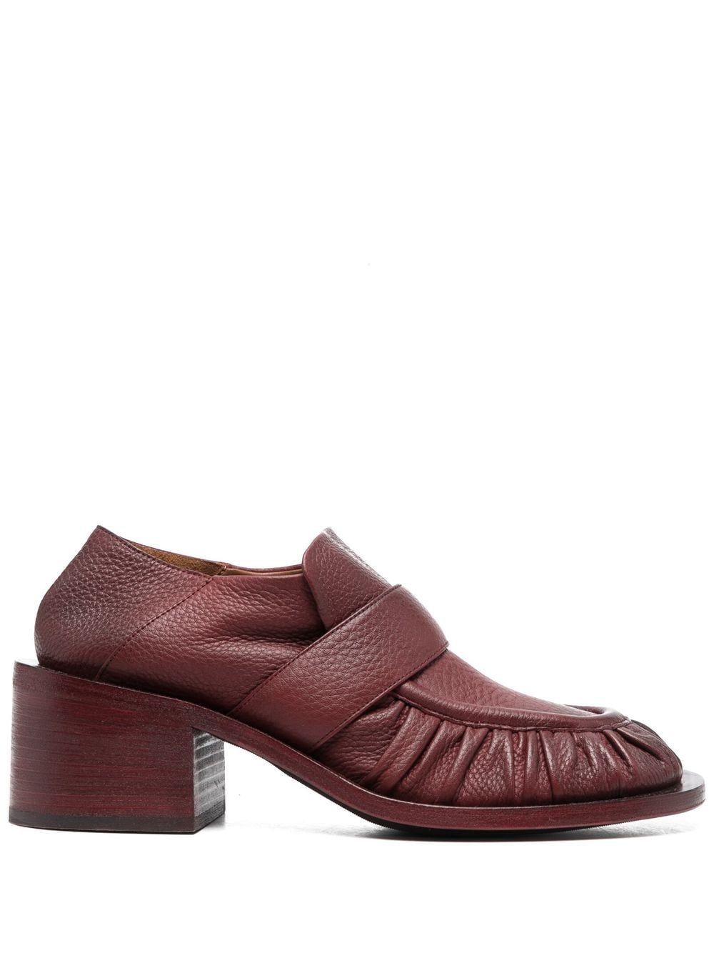 Marsèll 60mm Leather Loafers In Red