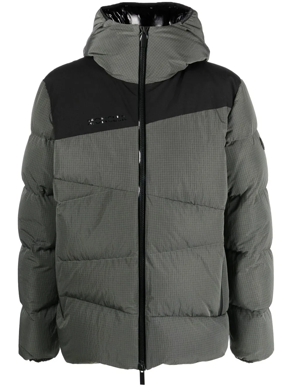 

Moncler chamarra capitonada ripstop - Gris