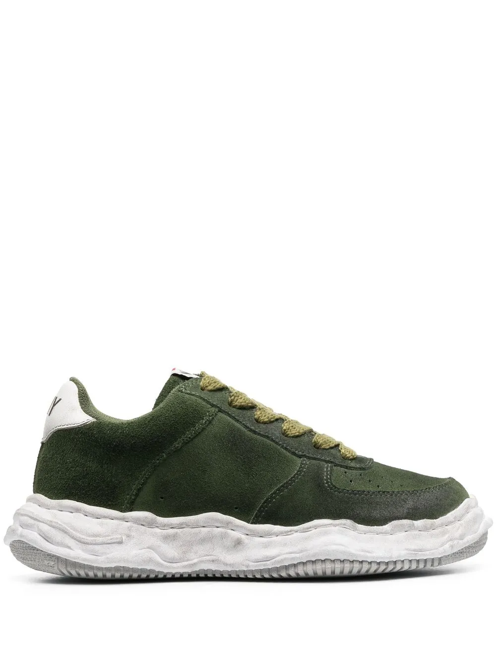 

Maison Mihara Yasuhiro Wayne lace-up suede sneakers - Green