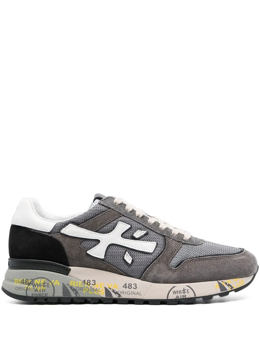 

Premiata logo-patch low-top sneakers - Grey