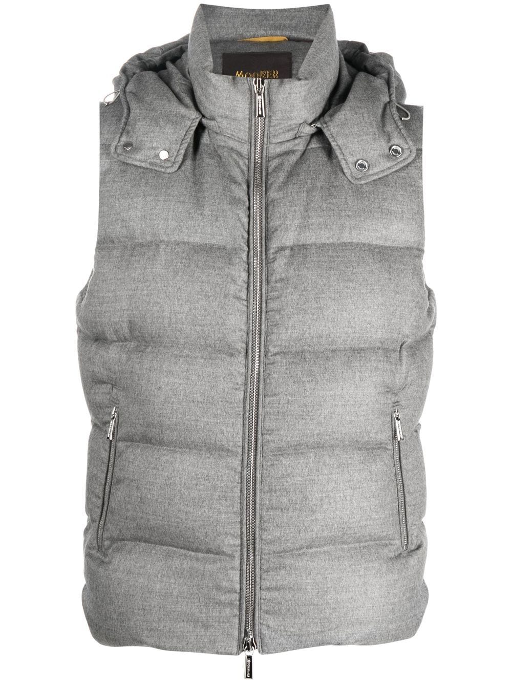 Moorer Cashmere Padded Down Gilet - Farfetch