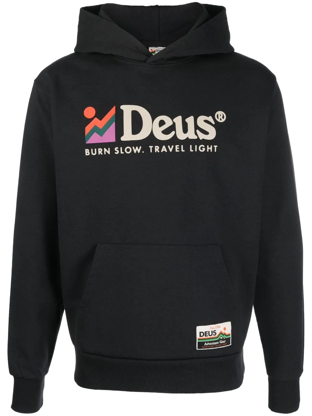 

Deus Ex Machina Rubble graphic-print hoodie - Grey