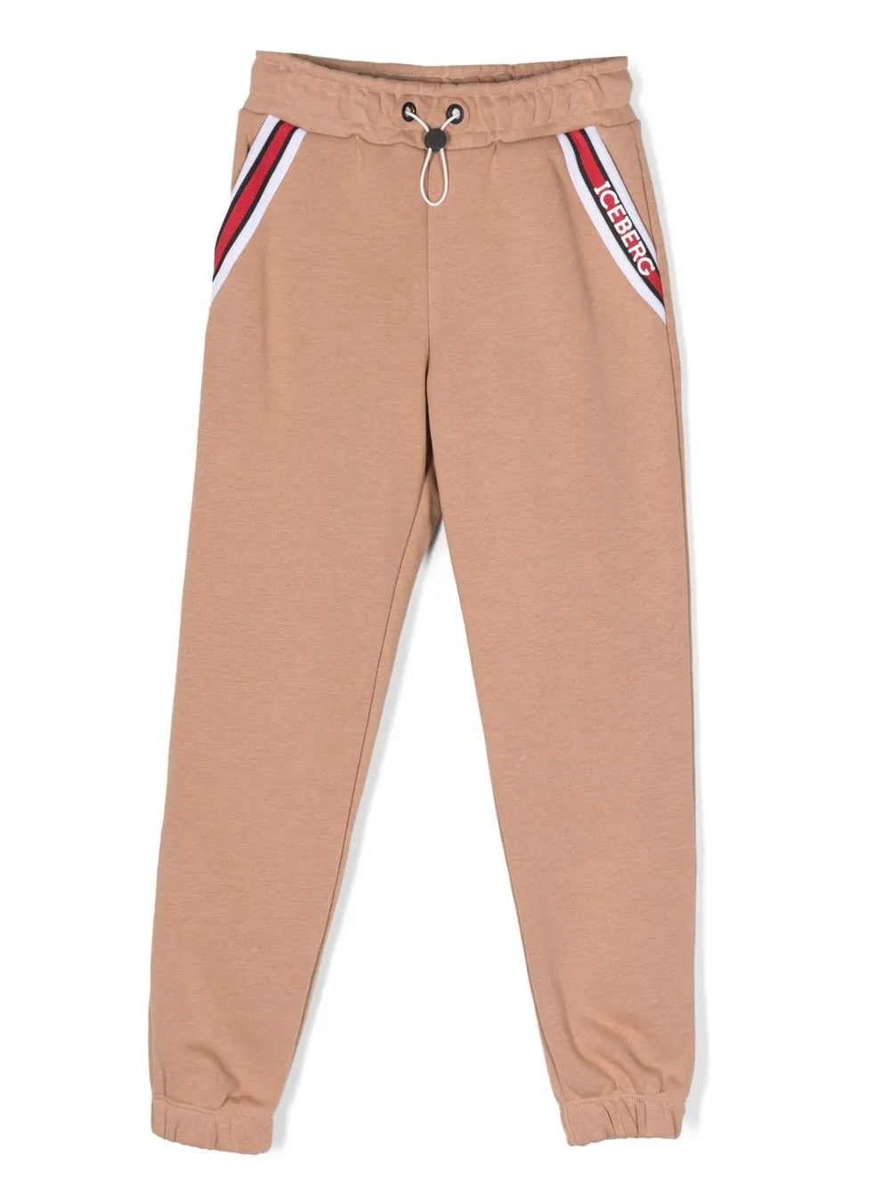 

Iceberg Kids logo-print drawstring track pants - Brown